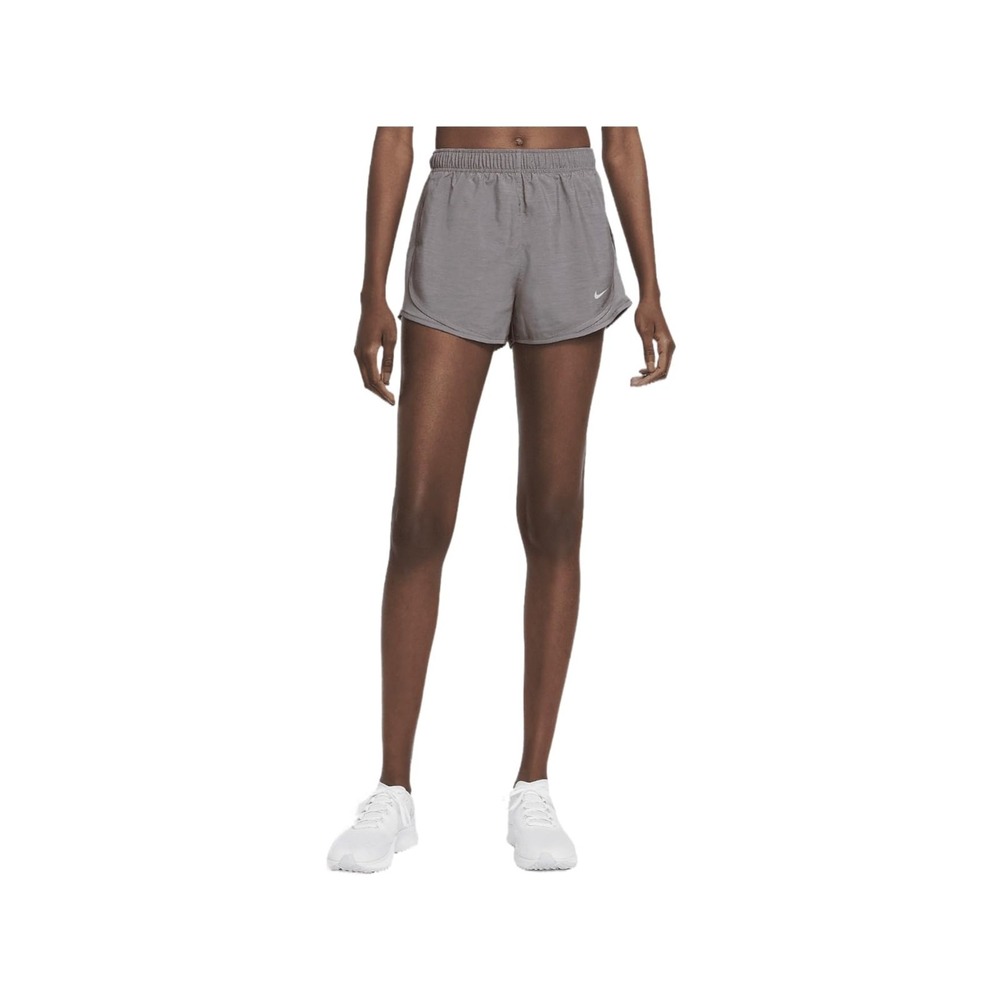 Nike Tempo Luxe Running Shorts Mesh Side Panels Heather Gray Womens S NWT - Picture 1 of 6